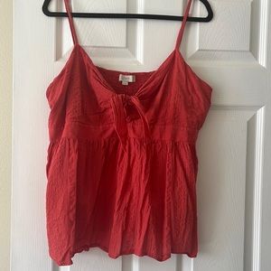 EXCELLENT CONDITION. Burnt orange Loft blouse
